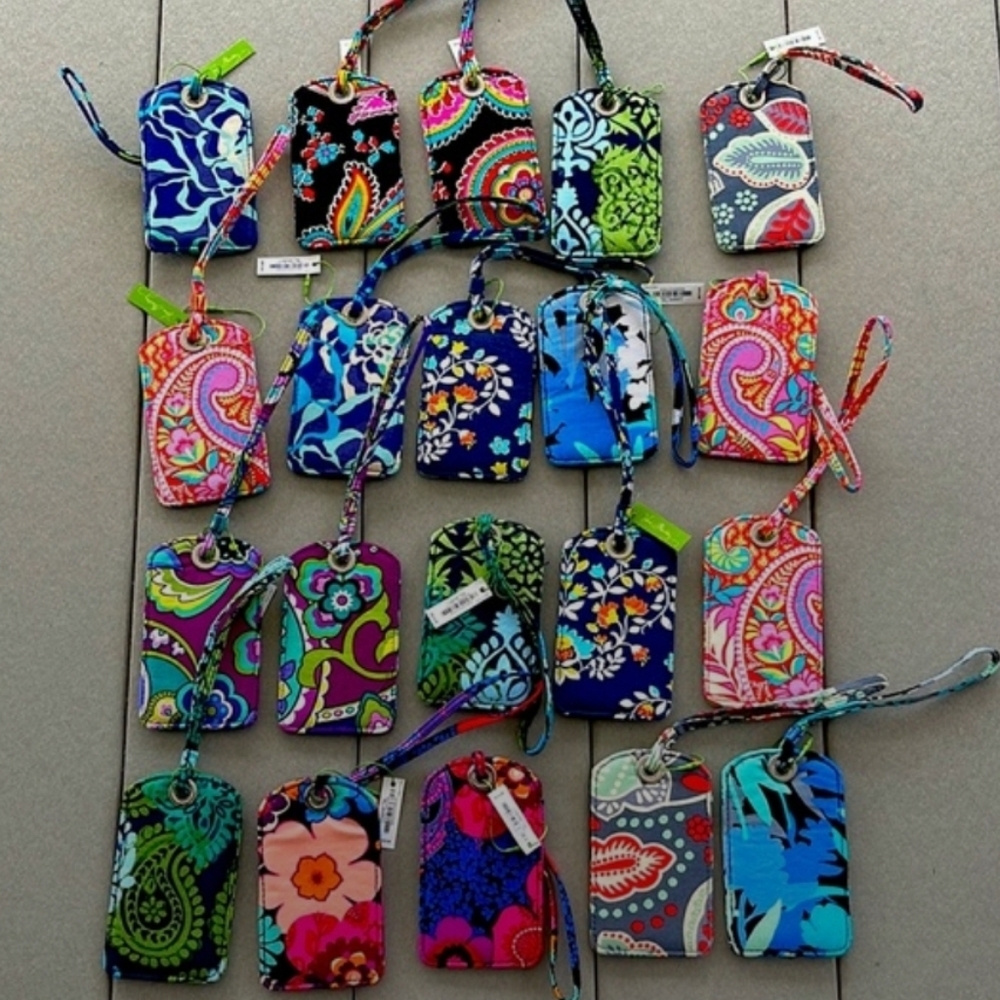 Vera Bradley Floral Key and Card Holder with Wrist Strap